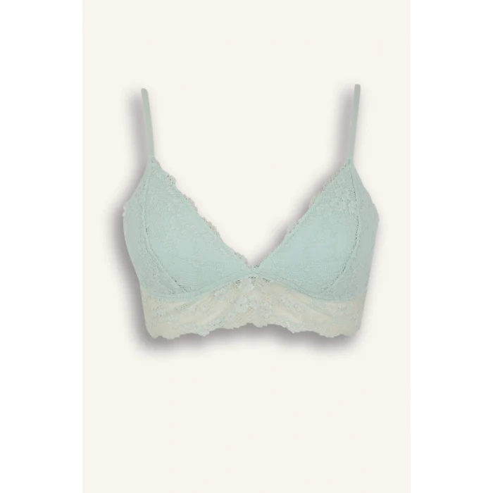 Defacto D7843 Yeşil Dantelli Kaplı Pedli Bralet-Fall in Love