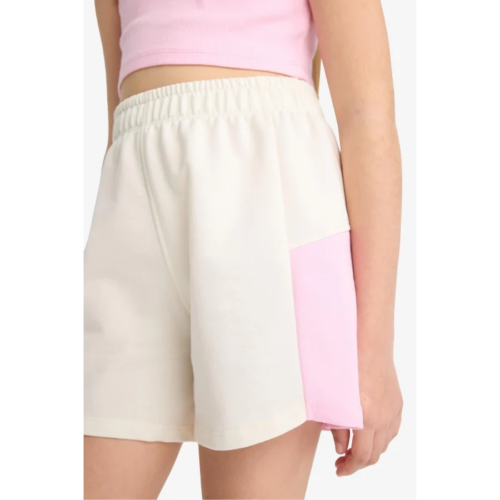 Defacto E4758 Pembe Kız Çocuk 2li Takım Baskılı Kolsuz Tişört Şort