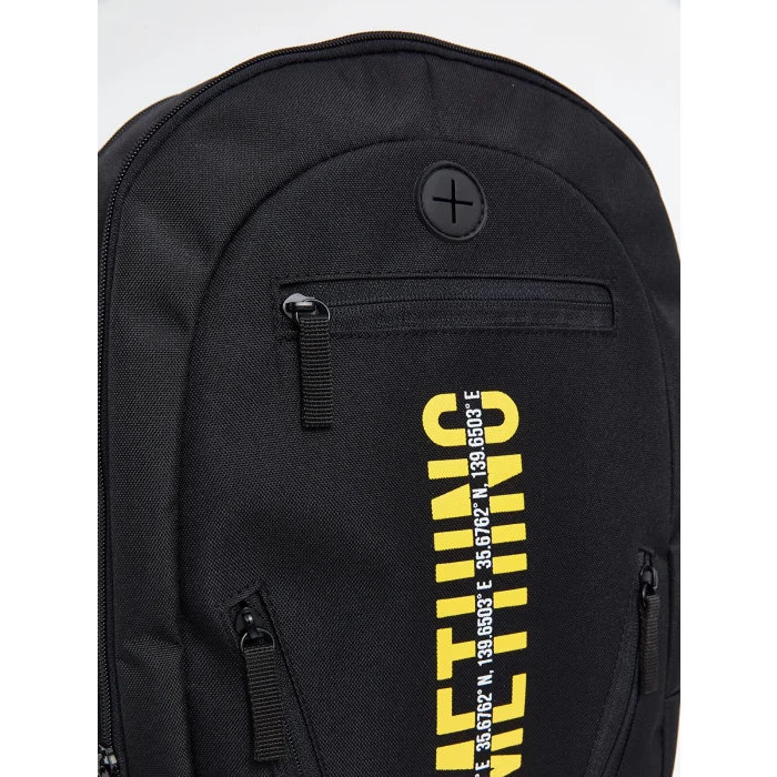 LCW ACCESSORIES Siyah Yazı Baskılı Erkek Çocuk Okul Çantası