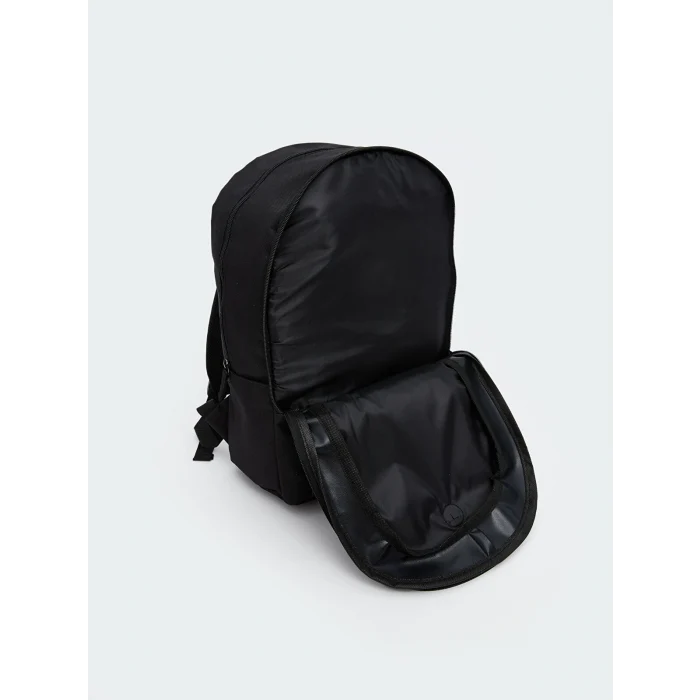 LCW ACCESSORIES Siyah Yazı Baskılı Erkek Çocuk Okul Çantası