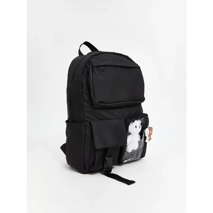 LCW ACCESSORIES Siyah Laptop Bölmeli Kız Çocuk Okul Çantası