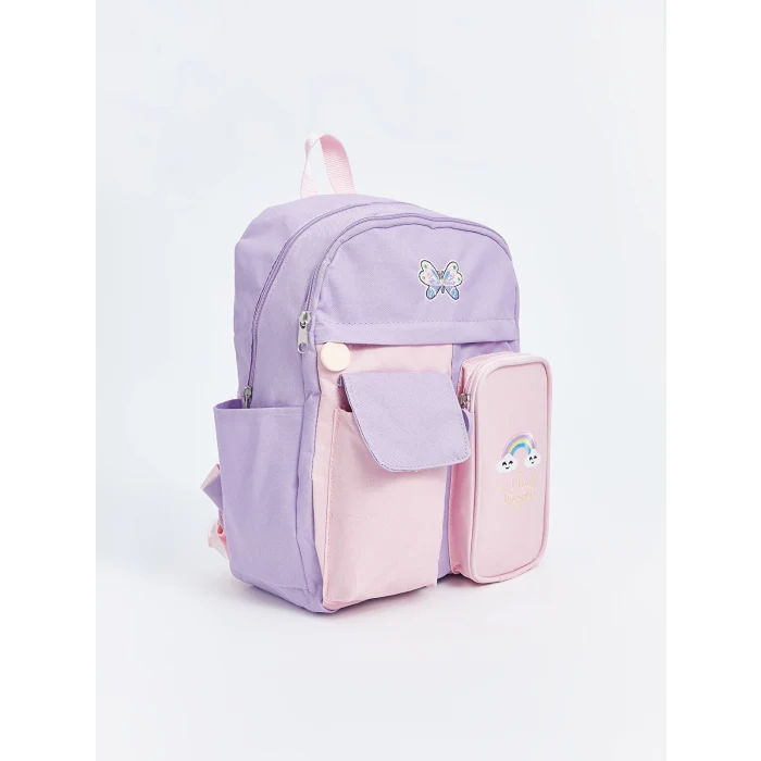 LCW ACCESSORIES Lila Çok Bölmeli Kız Çocuk Sırt Çantası