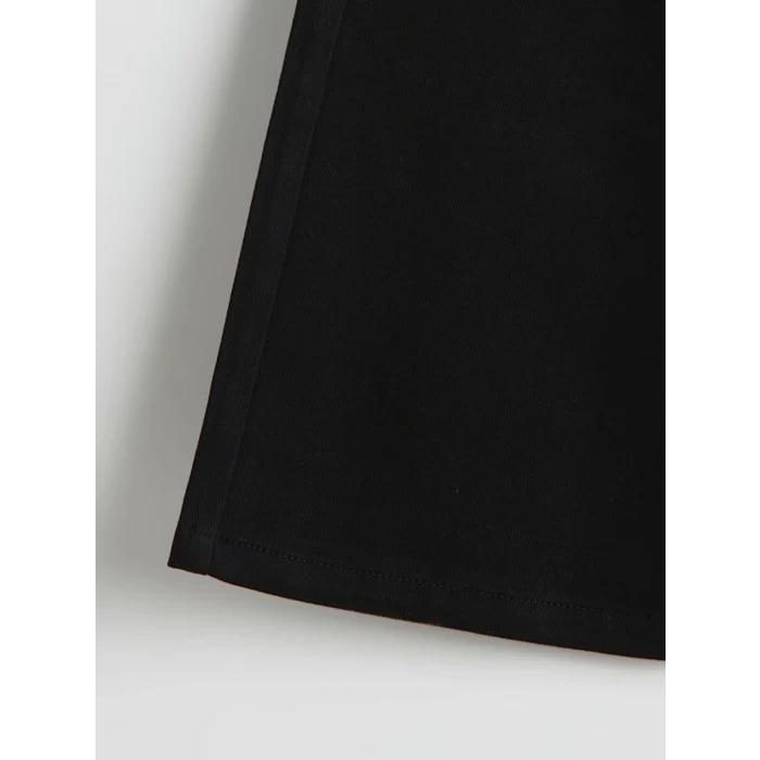 LCW Kids Siyah Wideleg Kız Çocuk Pantolon