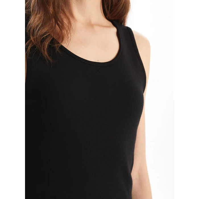 LCW DREAM Siyah Bisiklet Yaka Kadın Atlet