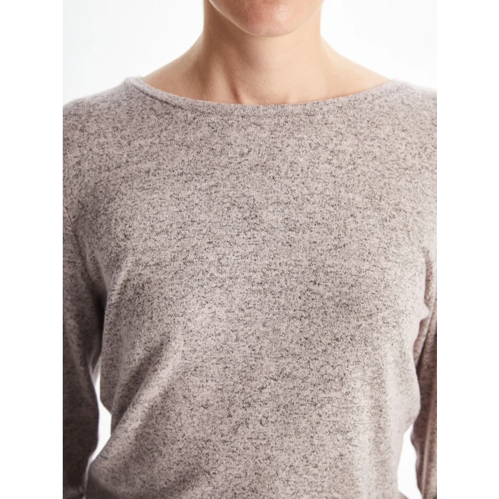 LCWAIKIKI Classic Pembe Bisiklet Yaka Kadın Tişört