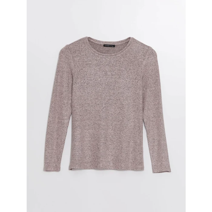 LCWAIKIKI Classic Pembe Bisiklet Yaka Kadın Tişört