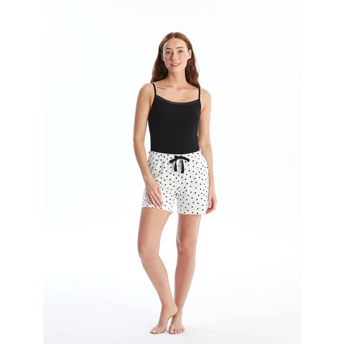 LCW DREAM Siyah U Yaka Düz Askılı Kadın Atlet