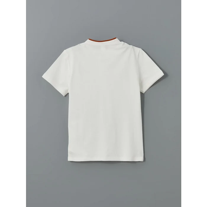 LCW Kids Ekru Pike Erkek Çocuk Tişört ve Pantolon 2li