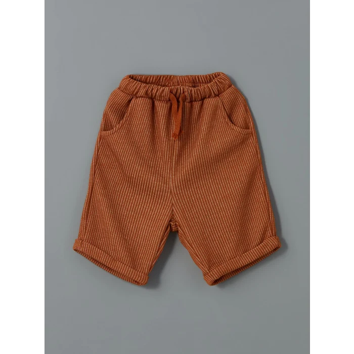 LCW Kids Ekru Pike Erkek Çocuk Tişört ve Pantolon 2li