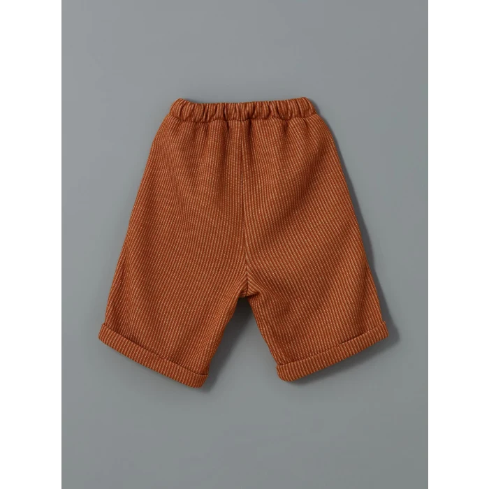 LCW Kids Ekru Pike Erkek Çocuk Tişört ve Pantolon 2li