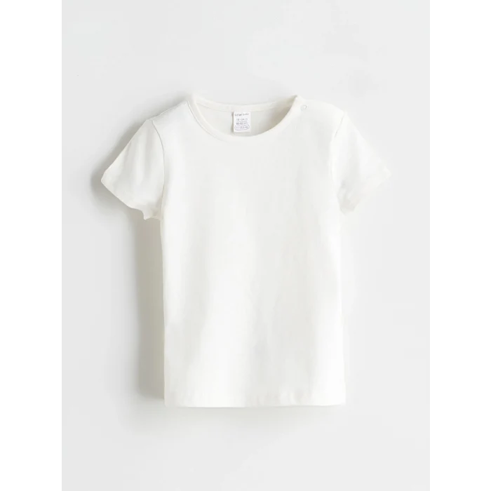 LCW baby Mavi Kız Bebek Jean Elbise ve Bluz 2li