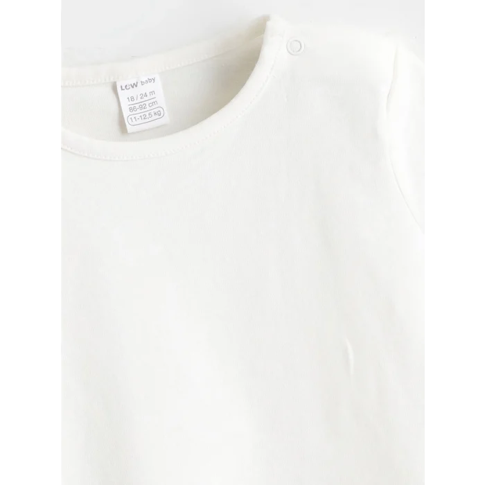 LCW baby Mavi Kız Bebek Jean Elbise ve Bluz 2li