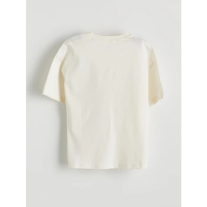 LCW Kids Bej Erkek Çocuk Tişört Şort ve Çorap 3lü