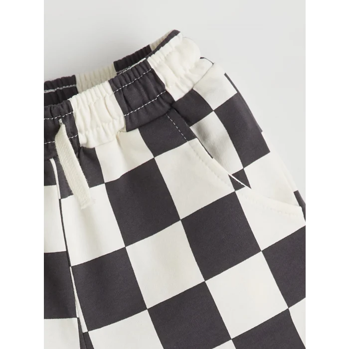 LCW Kids Bej Erkek Çocuk Tişört Şort ve Çorap 3lü