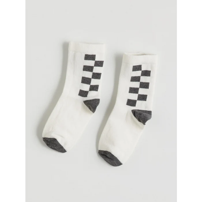 LCW Kids Bej Erkek Çocuk Tişört Şort ve Çorap 3lü