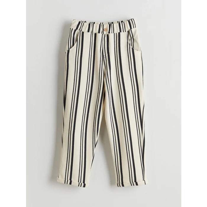 LCW Kids Antrasit Polo Yaka Erkek Çocuk Tişört ve Pantolon 2li