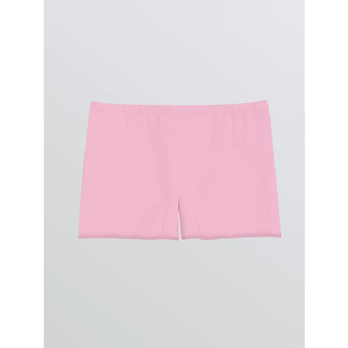 LCW Kids Beyaz Baskılı Kız Çocuk Boxer 3lü