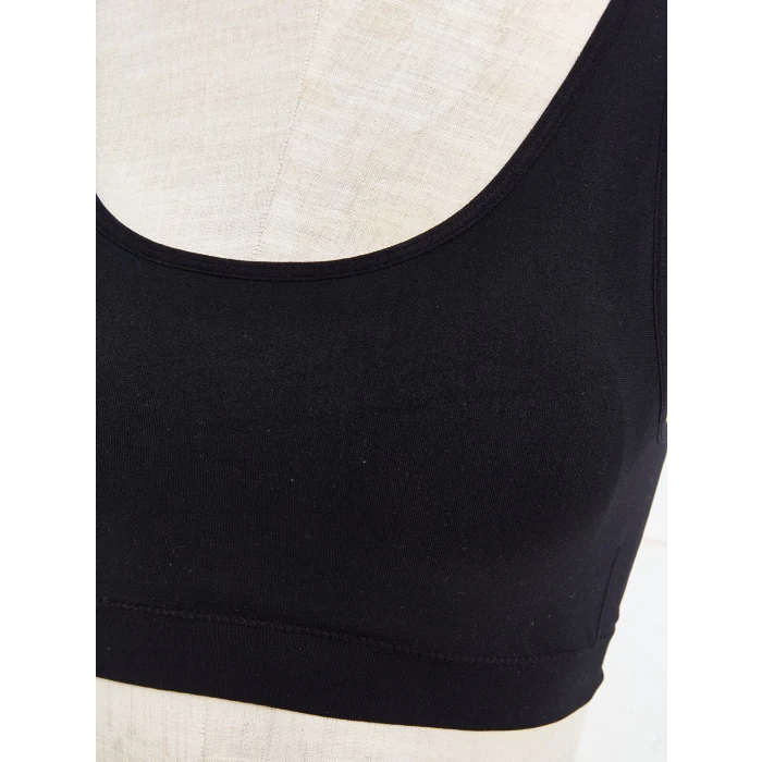 LCW DREAM Siyah Balensiz Dolgusuz Düz Seamless Sporcu Sütyen