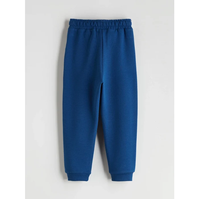 LCW Kids Bej Çizgili Erkek Çocuk Sweatshirt ve Eşofman Alt 2li