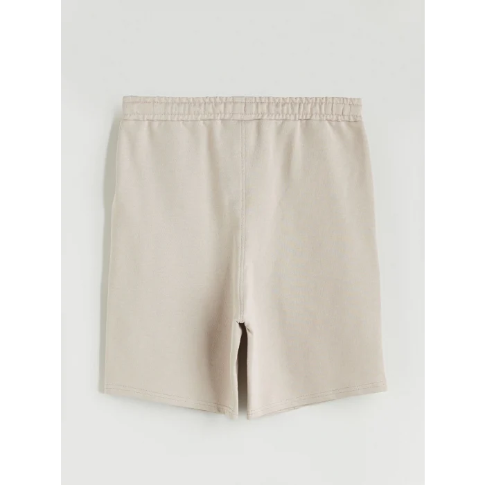 LCW Kids Gri Beli Lastikli Erkek Çocuk Kargo Şort