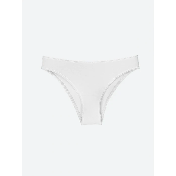 LCW DREAM Beyaz Düz Brazilian Külot 3lü
