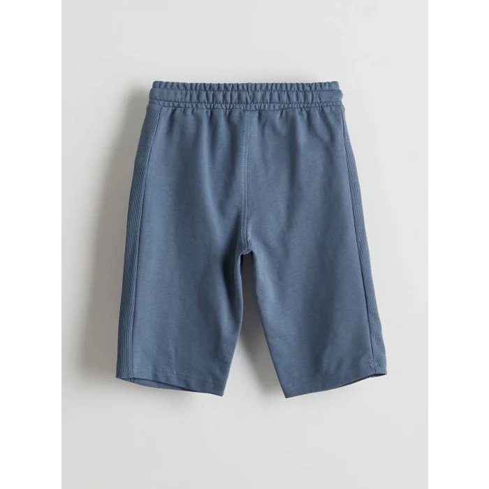 LCW Kids Mavi Beli Lastikli Erkek Çocuk Şort