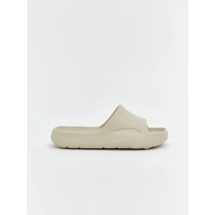 LCW STEPS Bej Tek Bantlı Erkek Çocuk Terlik