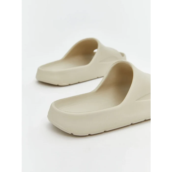 LCW STEPS Bej Tek Bantlı Erkek Çocuk Terlik