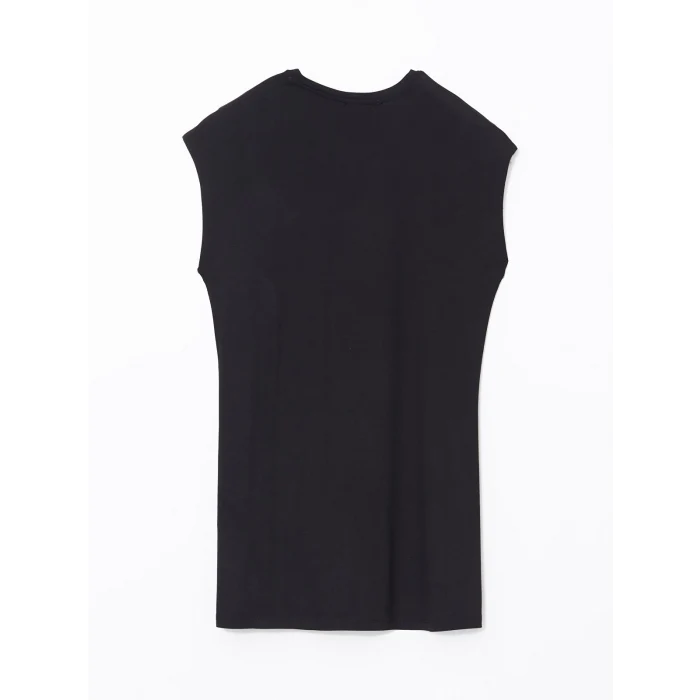 LCW Modest Siyah Bisiklet Yaka Kadın Tunik