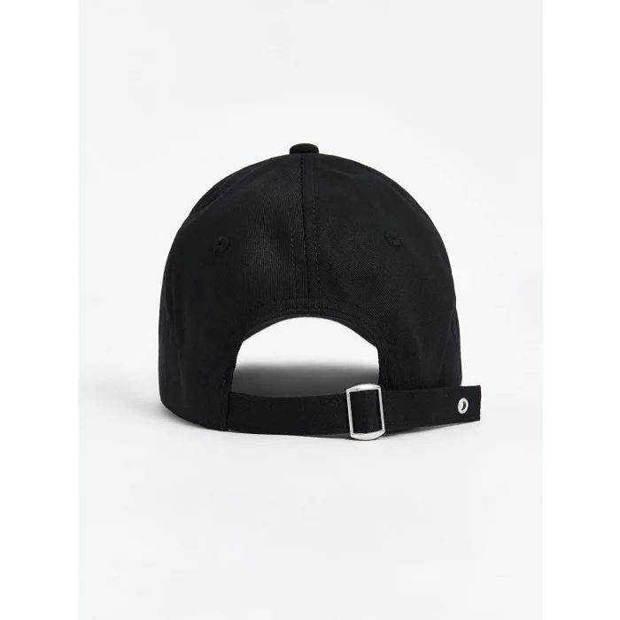 LCW ACCESSORIES Siyah Yazı Nakışlı Kadın Kep Şapka