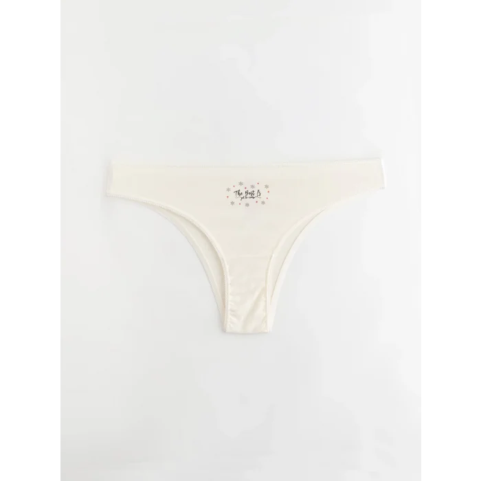 LCW DREAM Siyah Baskılı Brazilian Külot 3lü Paket