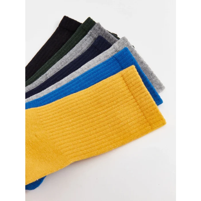 LCW Kids Karişik Basic Erkek Çocuk Soket Çorap 7li