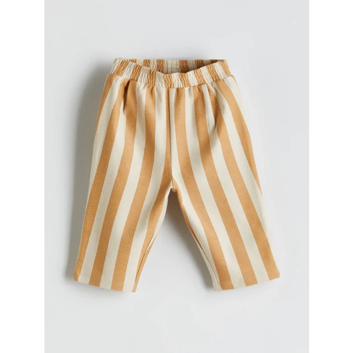 LCW baby Indigo Bisiklet Yaka Baskılı Erkek Bebek Sweatshirt ve Eşofman Alt 2li