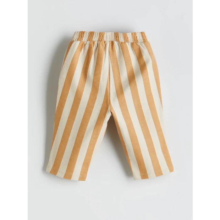 LCW baby Indigo Bisiklet Yaka Baskılı Erkek Bebek Sweatshirt ve Eşofman Alt 2li