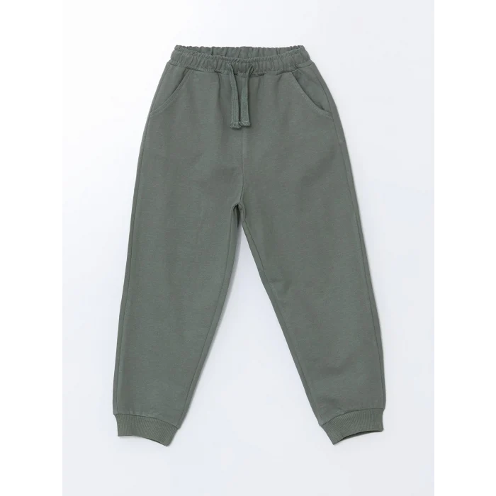 LCW baby Bej Bisiklet Yaka Baskılı Erkek Bebek Sweatshirt ve Eşofman Alt 2li