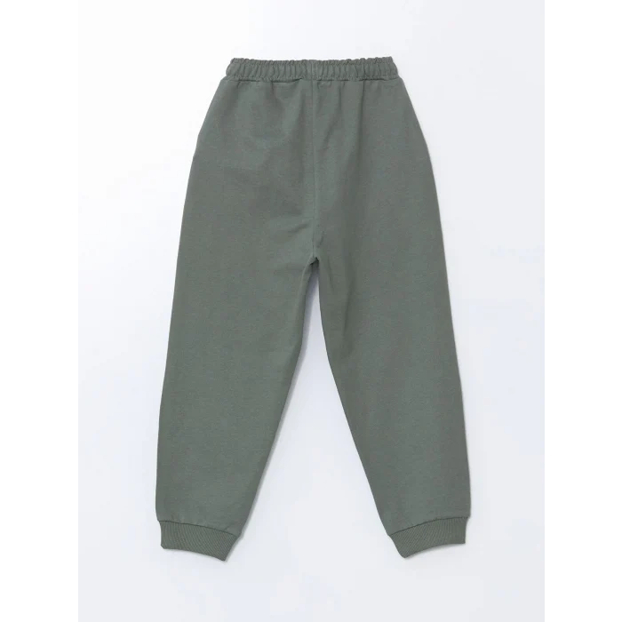 LCW baby Bej Bisiklet Yaka Baskılı Erkek Bebek Sweatshirt ve Eşofman Alt 2li