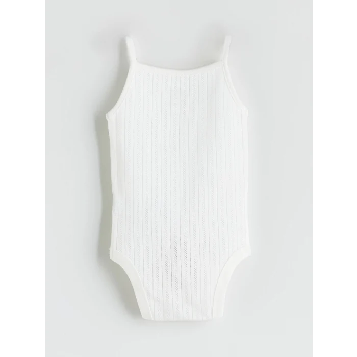 LCW baby Pembe Bisiklet Yaka Kız Bebek Çıtçıtlı Body 3lü