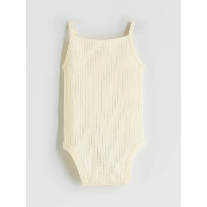 LCW baby Pembe Bisiklet Yaka Kız Bebek Çıtçıtlı Body 3lü