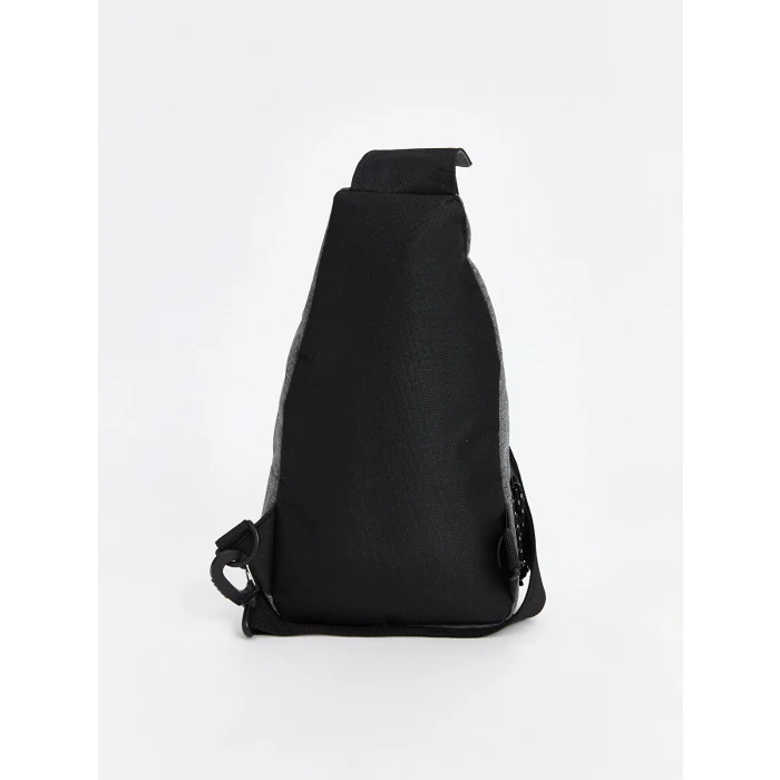 LCW ACCESSORIES Gri Fermuarlı Erkek Göğüs Çantası