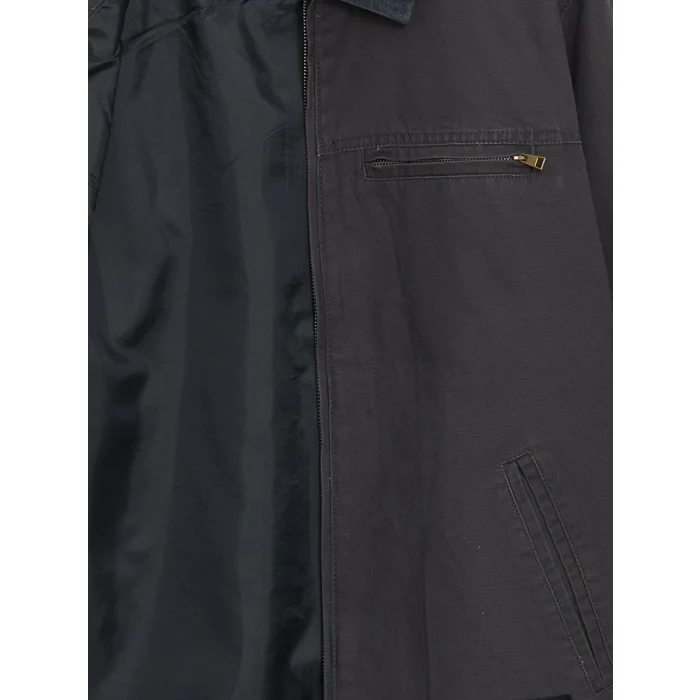 XSIDE Antrasit Rahat Kalıp Gömlek Yaka Erkek Mont