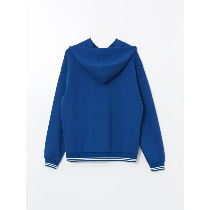 LCWAIKIKI Classic Mavi Oversize Kadın Hoodie