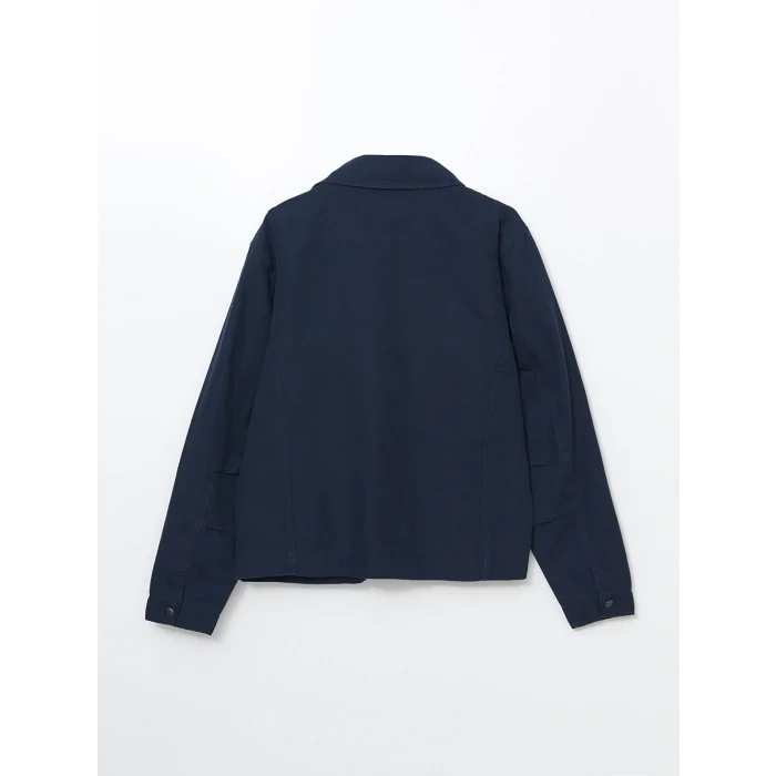 XSIDE Lacivert Standart Kalıp Gömlek Yaka Erkek Mont