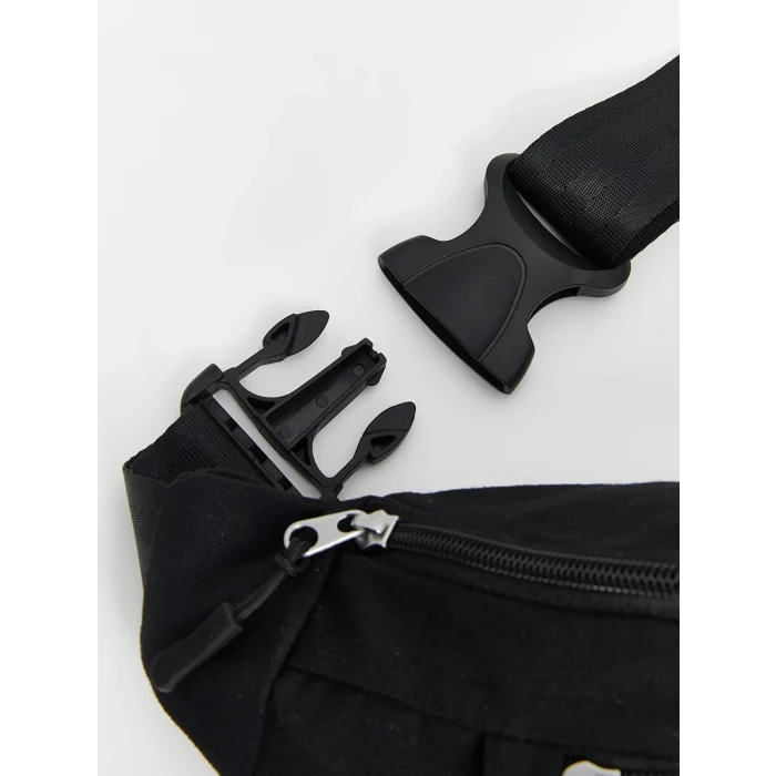 LCW ACCESSORIES Siyah Baskılı Erkek Göğüs Çantası