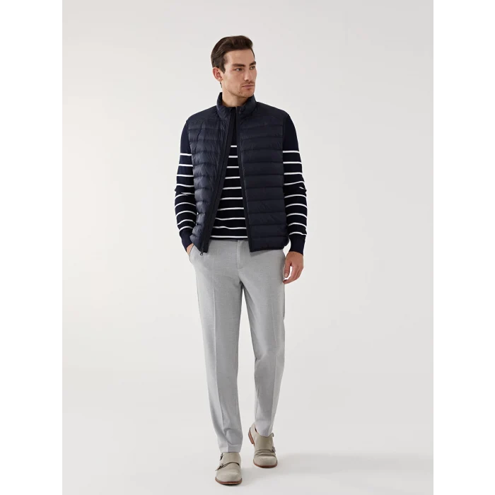 SOUTHBLUE Lacivert Standart Kalıp Dik Yaka Erkek Şişme Yelek