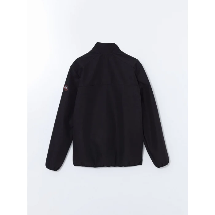 LCWAIKIKI Classic Siyah Standart Kalıp Dik Yaka Erkek Mont