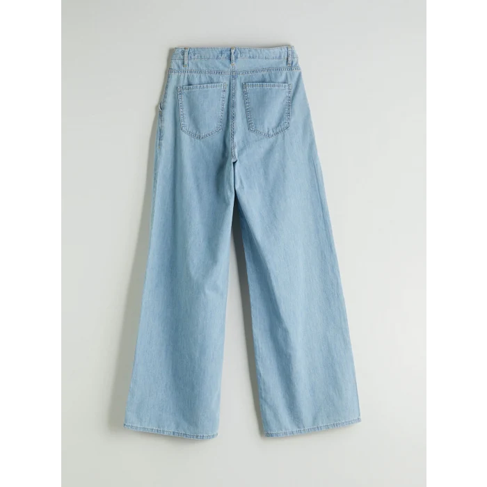 LCW Jeans Indigo Wideleg Kadın Jean Pantolon