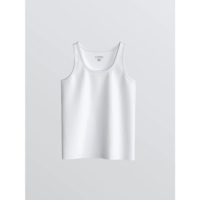 LCW Kids Beyaz Bisiklet Yaka Erkek Çocuk Atlet 3lü