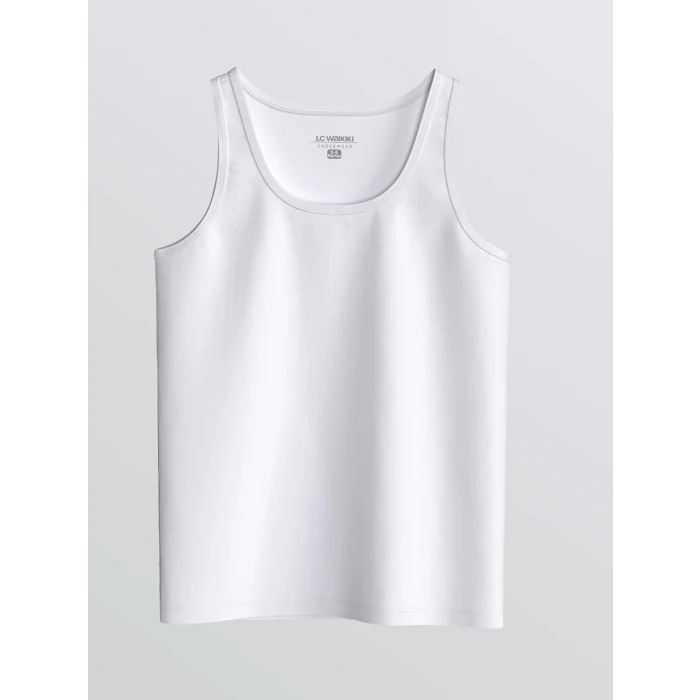 LCW Kids Beyaz Bisiklet Yaka Erkek Çocuk Atlet 3lü