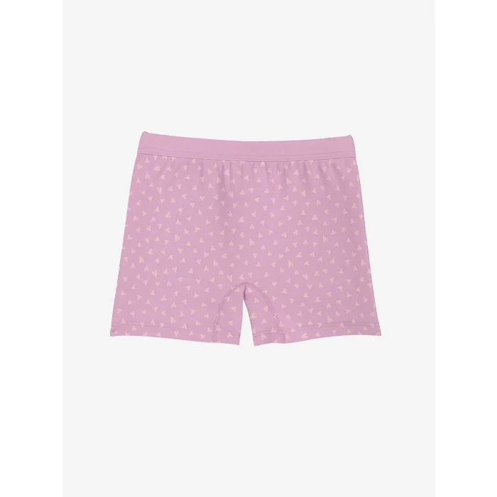 LCW Kids Ekru Baskılı Kız Çocuk Boxer 3lü