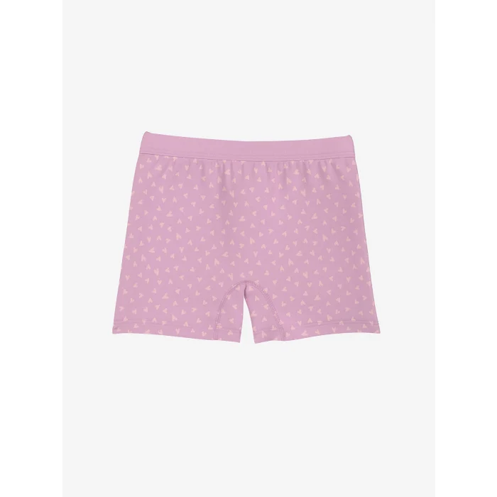 LCW Kids Ekru Baskılı Kız Çocuk Boxer 3lü